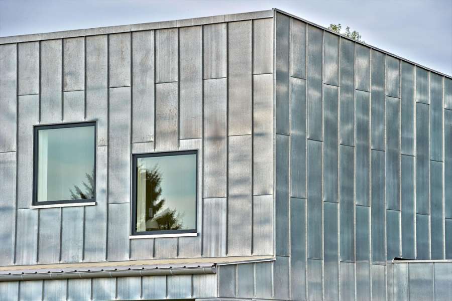 DS Pfannenbleche als Teil klassischer Architektur, Stadionvej 3, 4550 Asnæs